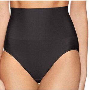 Maidenform Women's Tame Your Tummy Brief Classic Underwear Black 2XL